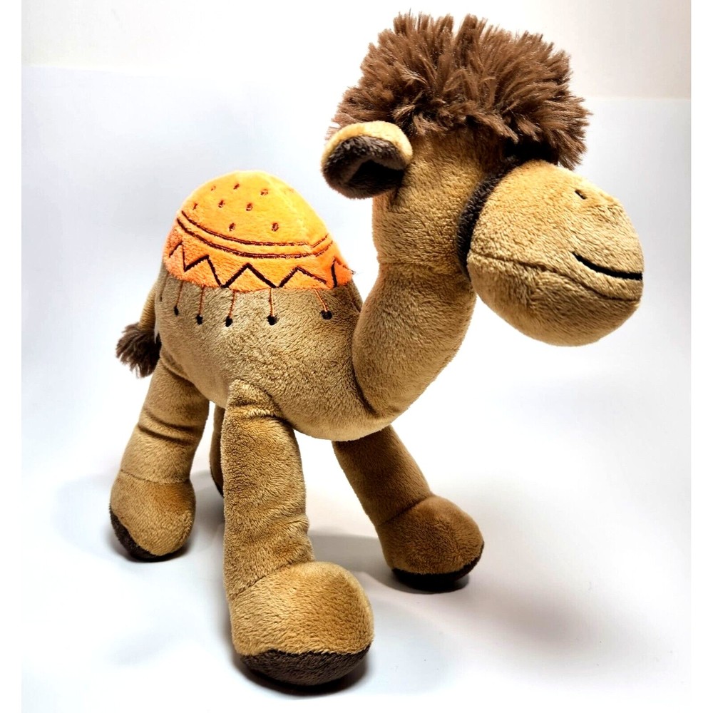 Camel Plush Toy National Entertainment 9.5 X 10 in Stuffed Animal Saddle Blanket